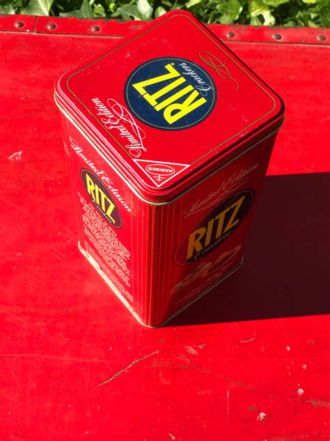 vintage tin cracker boxes